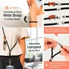 image:imagePulpo 2 in 1 Anti Theft Phone Lanyard and Wrist Strap for iPhone and Android Adjustable Cell Phone Leash and Universal Tether Hands Free Strap for Travel Running and Everyday Use BlackBlack