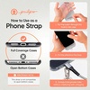 image:imagePulpo 2 in 1 Anti Theft Phone Lanyard and Wrist Strap for iPhone and Android Adjustable Cell Phone Leash and Universal Tether Hands Free Strap for Travel Running and Everyday Use BlackLavender  Blue