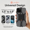 image:imagePulpo Anti Theft Phone Leash with Retractable Dyneema Tether Secure Phone Leash and Strap for Skiing Kayak Travel and Festivals Fits Smartphones up to 68 Inches Ash Lavender2AM Black