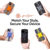 image:imagePulpo Anti Theft Phone Leash with Retractable Dyneema Tether Secure Phone Leash and Strap for Skiing Kayak Travel and Festivals Fits Smartphones up to 68 Inches Ash LavenderLightning Yellow