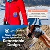image:imagePulpo Anti Theft Phone Leash with Retractable Dyneema Tether Secure Phone Leash and Strap for Skiing Kayak Travel and Festivals Fits Smartphones up to 68 Inches Ash LavenderAsh Lavender