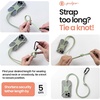 image:imagePulpo Safety Cell Phone Lanyard Phone Wrist Strap Lavender 61 to 69Black