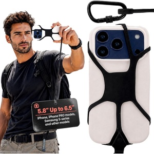 image:imagePulpo Safety Cell Phone Lanyard Phone Wrist Strap Lavender 61 to 69Black